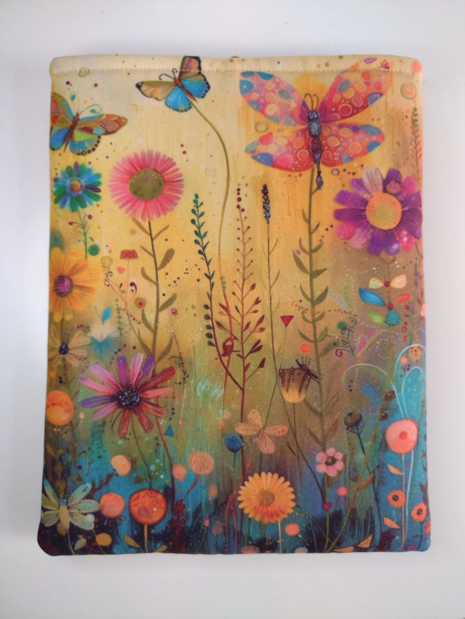 Colorful Flowers Padded Case for Books or Tablets - Handmade – photo 2